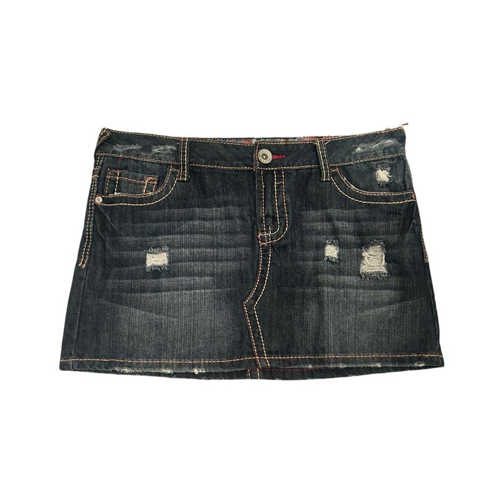 vintage y2k denim skirt
